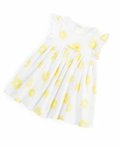 First Impressions Toddler Girls Stamped Floral Knit Dress, Created For Macy's