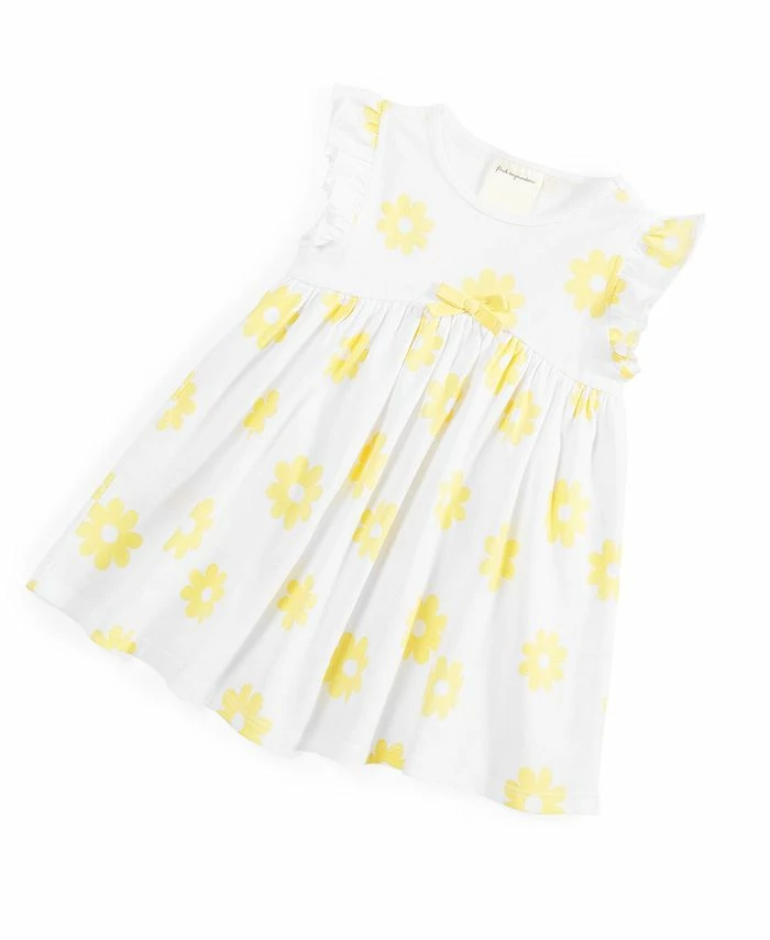 First Impressions Toddler Girls Stamped Floral Knit Dress, Created For Macy's