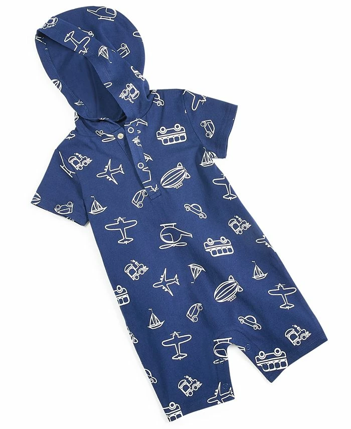 First Impressions Baby Boys Transportation Sunsuit, Created For Macy's