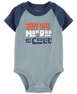 Carter's™ Baby Boys Just Like Mom And Dad Short Sleeved Bodysuit