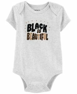 Carter's™ Baby Boys And Girls Black Is Beautiful Short Sleeved Bodysuit