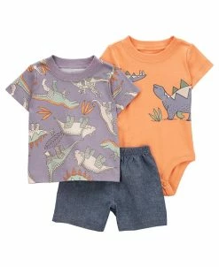 Carter's™ Baby Boys Shirt, Bodysuit And Shorts, 3 Piece Set