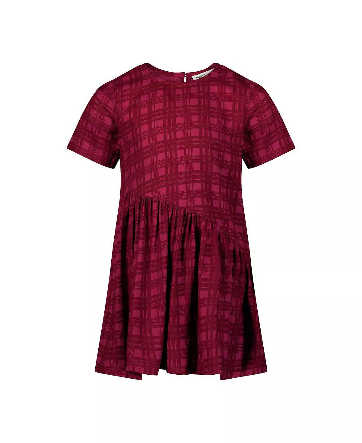 Steve Madden Girl's Printed Twill Short Sleeve Shift Dress With Scrunchie, Kids - Image 3