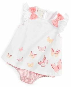 First Impressions Baby Girls Butterfly Magic Sunsuit, Created For Macy's