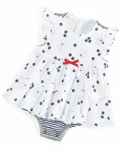 First Impressions Baby Girls Anchor Sunsuit, Created For Macy's