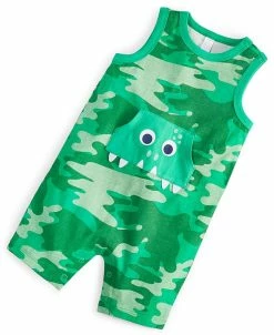 First Impressions Baby Boys Camo Crock Sunsuit, Created For Macy's