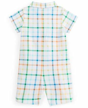 First Impressions Baby Boys Crayon Plaid Sunsuit, Created For Macy's - Image 2