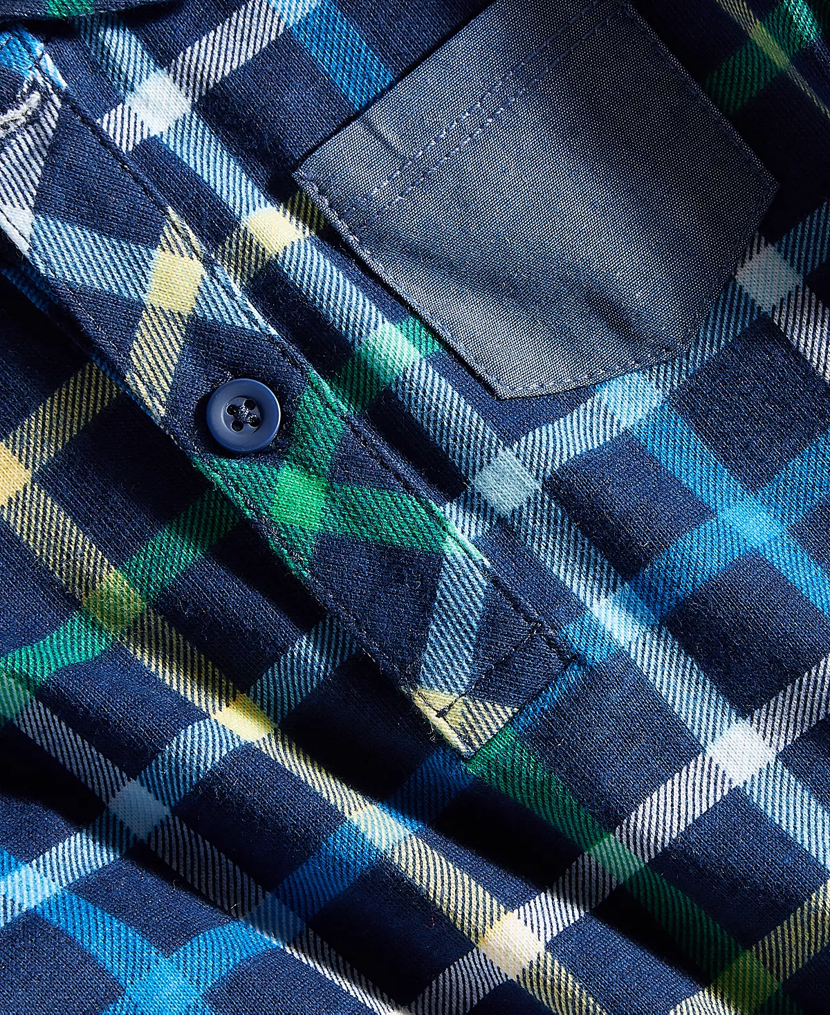 First Impressions Baby Boys Crayon Plaid Sunsuit, Created For Macy's - Image 5