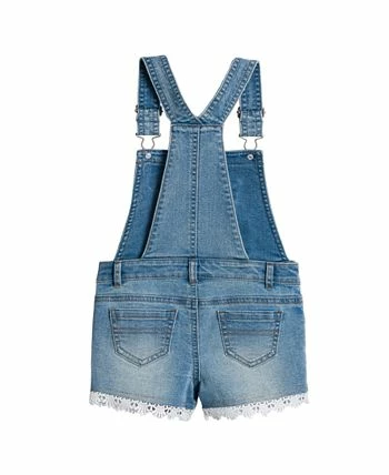 Epic Threads Little Girls Butterfly Denim Shortall, Created For Macy's - Image 2