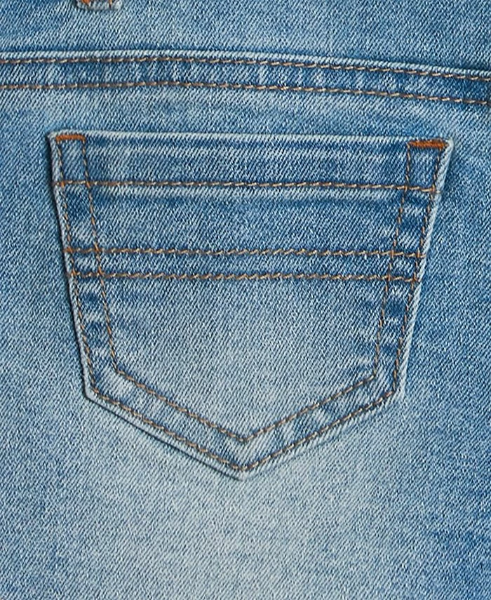 Epic Threads Little Girls Butterfly Denim Shortall, Created For Macy's - Image 4