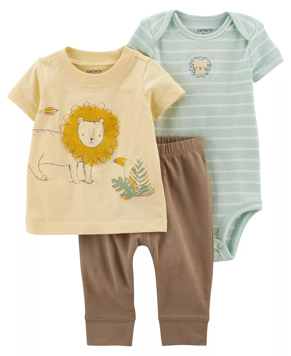 Carter's™ Baby Boys My First Love Shirt, Bodysuit And Pants, 3 Piece Set