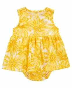 Carter's™ Baby Girls Sunflower Sleeveless Sunsuit