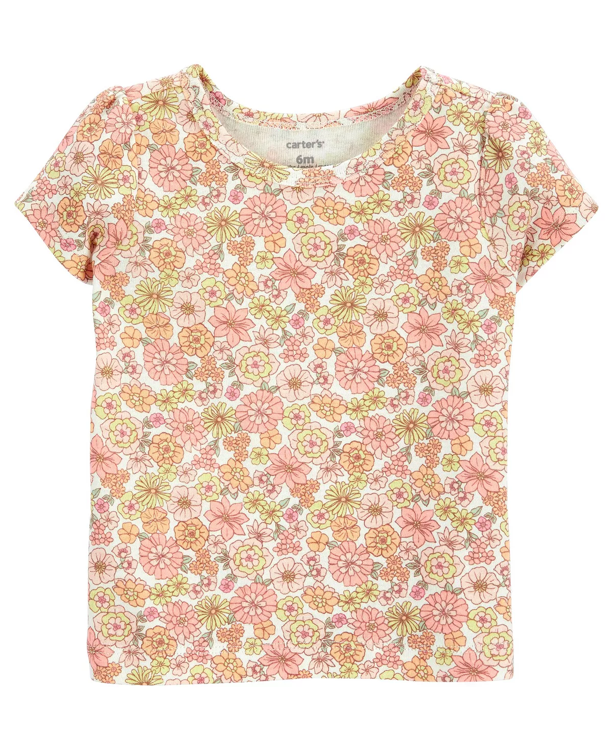 Carter's™ Baby Girls T Shirt And Bubble Coverall, 2 Piece Set - Image 4