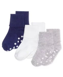 First Impressions Baby Boys Cuffed Low Cut Socks, Pack Of 3, Created For Macy's