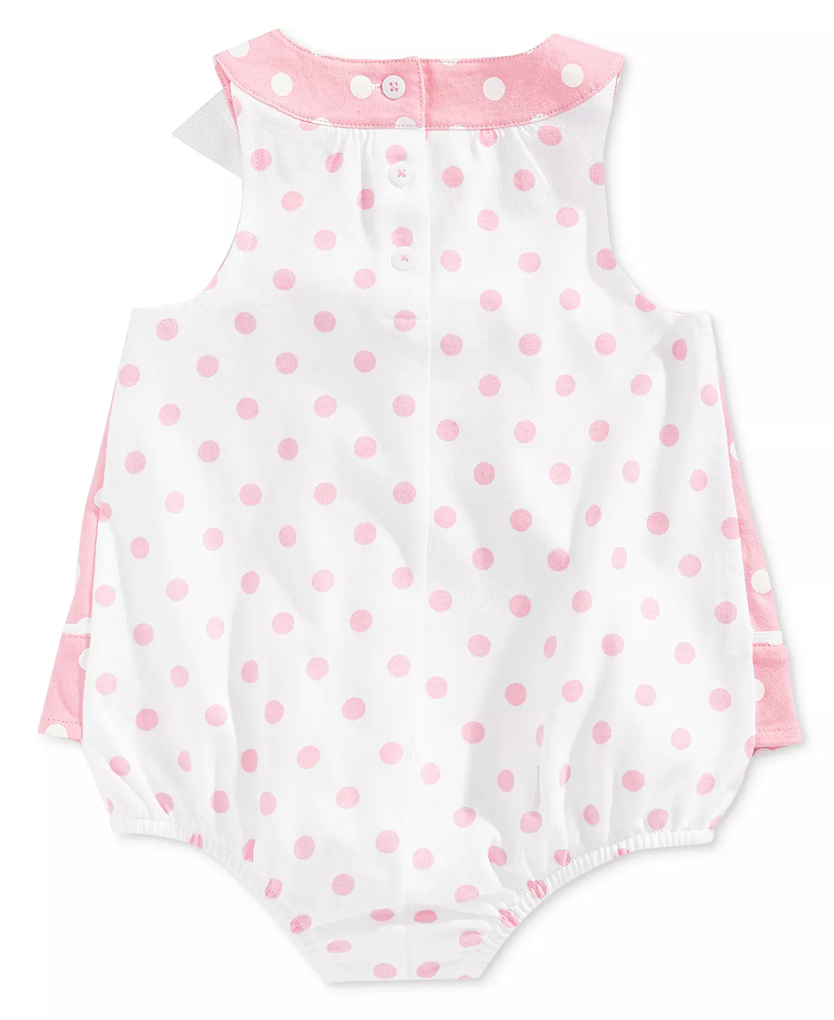First Impressions Baby Girls Dotted Cotton Sunsuit, Created For Macy's - Image 2