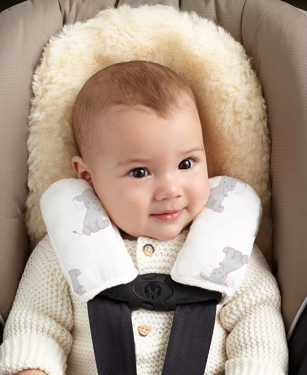 Aden By Aden + Anais Baby Boys & Girls 2-Pk. Elephant Strap Covers - Image 2